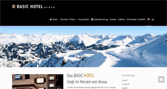 Desktop Screenshot of basic-hotel.ch